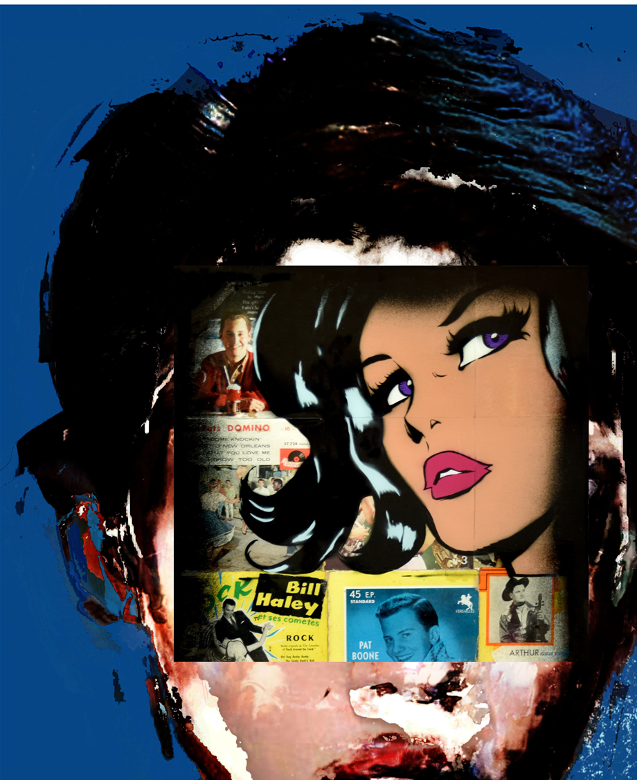 Artmuc October 2019 - Jean-Jacques Piezanowski + Erik Bonnet (Collage beider Künstler)